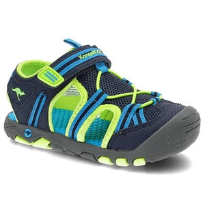Sandalen KANGAROOS - 18868 000 4054 K-Trek Trail Dk Navy/Lime