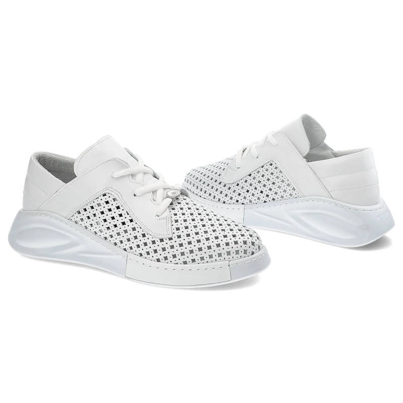 Halbschuhe RAVINI - 100.214 Weiß 10 T Byz