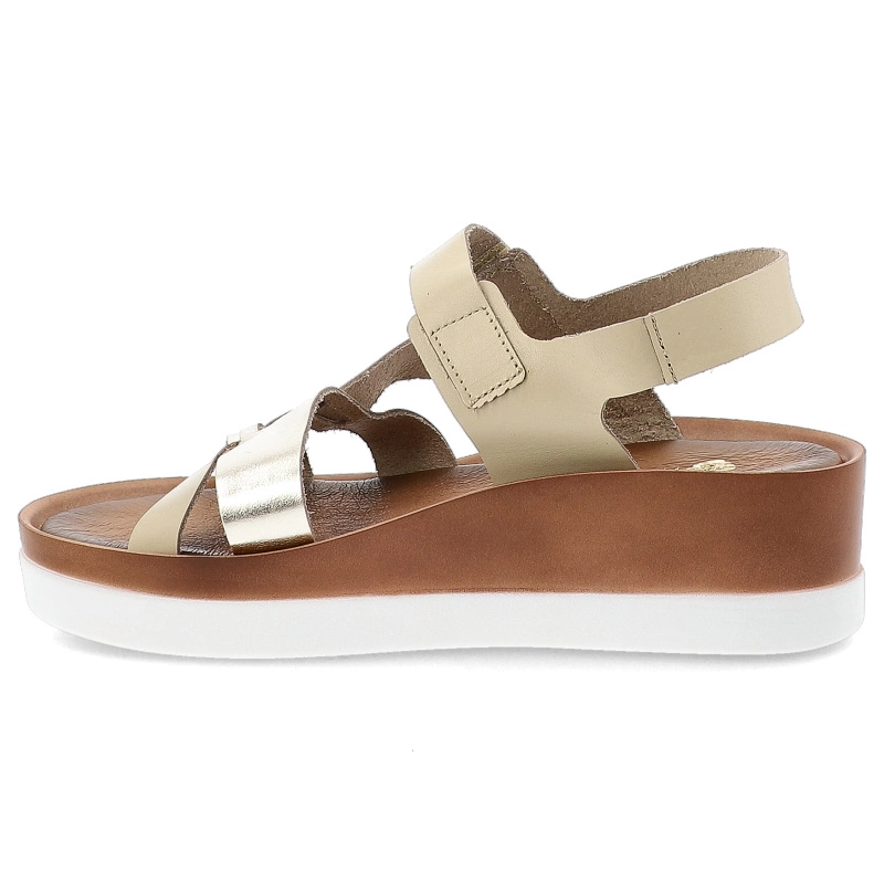 Sandalen ARMODO - 40397 Bf.Beż+Bf.Złoto