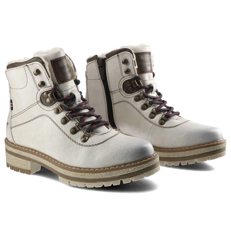 Stiefeletten MUSTANG - 1344-602-243 Ivory 45C040