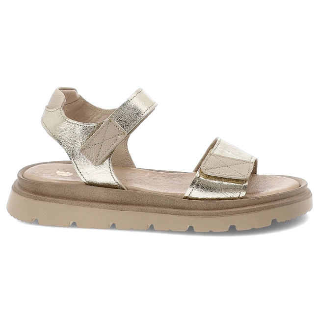 Sandalen ARMODO - 40443 Kryształ Złoto+V.Taupe