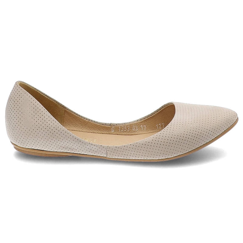Ballerinas SZYDŁOWSKI - 1353 Beige Punkte 353
