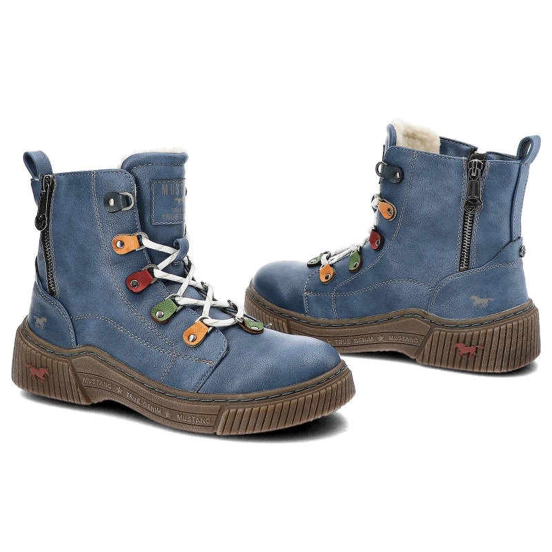 Stiefeletten MUSTANG - 1436-601-8 Blau 51C0039