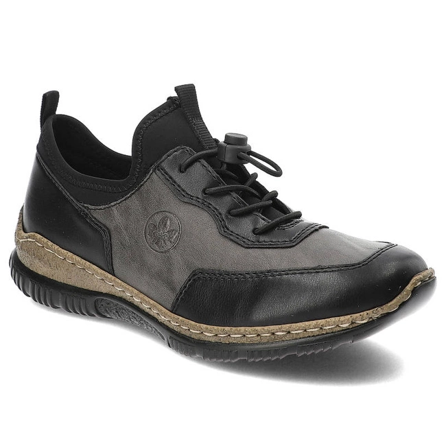 Halbschuhe RIEKER - N3256-45 Graue 